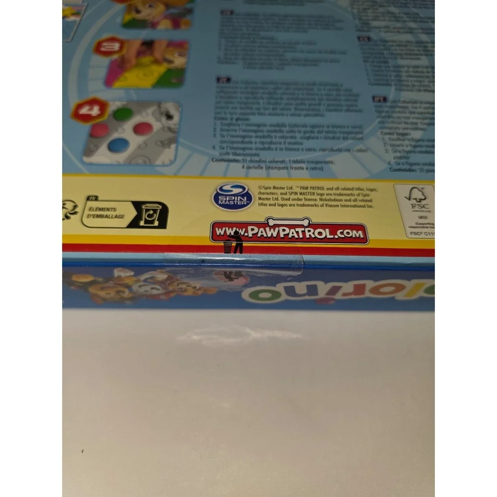 Ravensburger PAW Patrol Colorino board game color‎ learning preschool